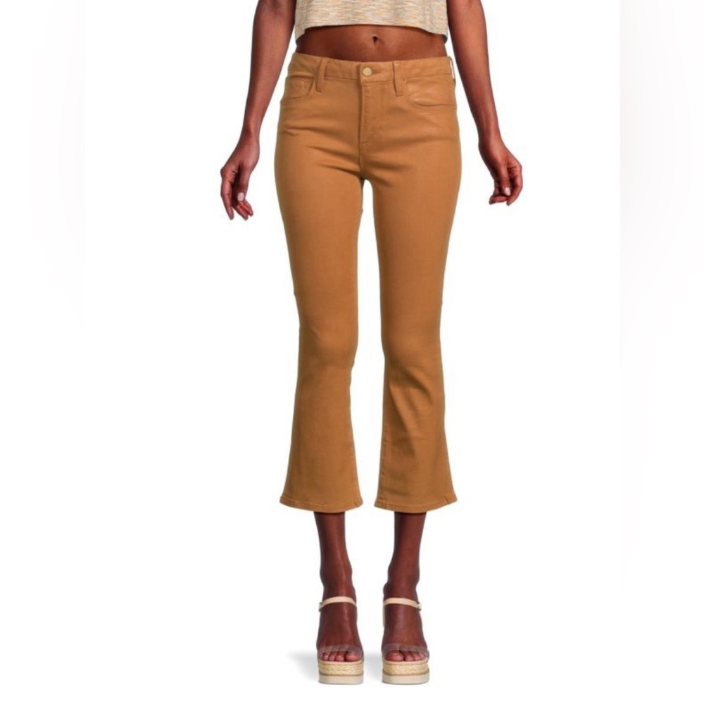 Frame Denim Women's Tan Ankle & Cropped Jeans